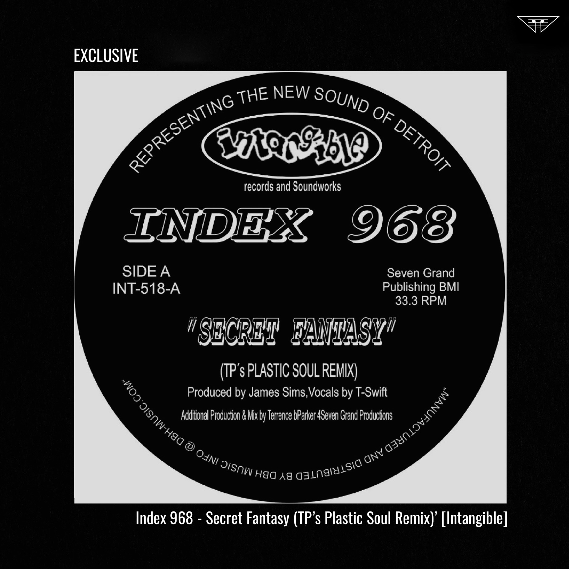 EXCLUSIVE Index 968 'Secret Fantasy (TP's Plastic Soul Remix