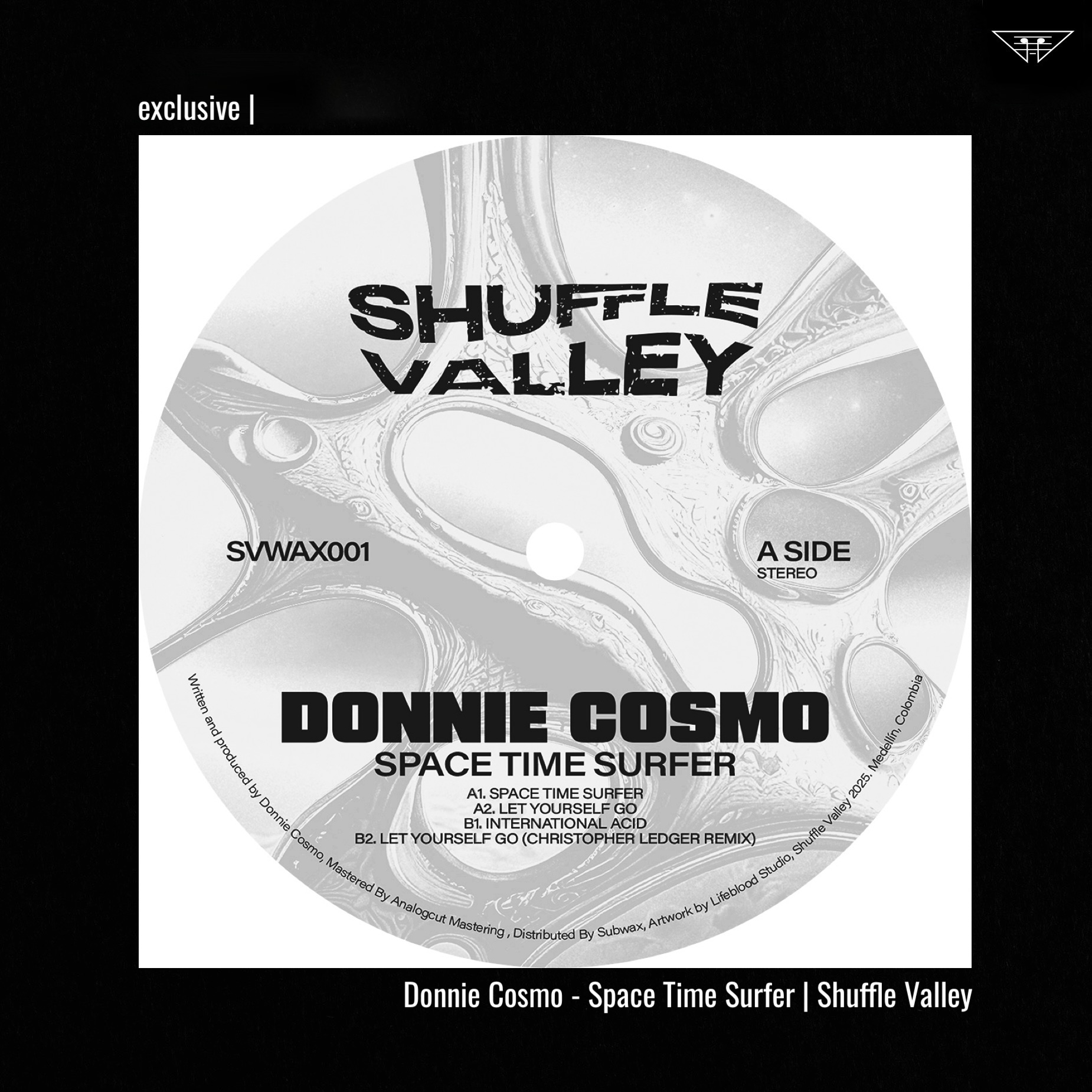 exclusive | Donnie Cosmo – Space Time Surfer | Shuffle Valley